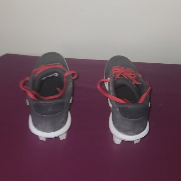 Nike Black and Red Boys Baseball Cleats Size 2 Youth - Picture 4 of 5